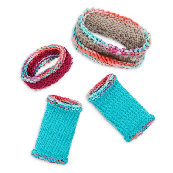 Craftabelle – Cozy Cuffs & Cowls Creation Kit – Beginner Knitting Kit – 9pc - Picture 4 of 7